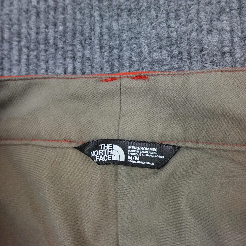 The North Face HyVent Snow Pants Mens Medium Orange Waterproof Ski Snowboard